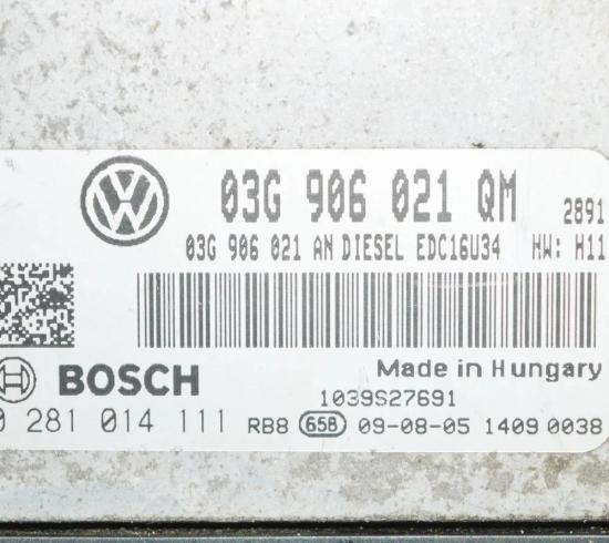 Motorsteuergerät SKODA SUPERB II (3T4) 1.9 TDI 03G906021QM Bild Motorsteuergerät SKODA SUPERB II (3T4) 1.9 TDI 03G906021QM