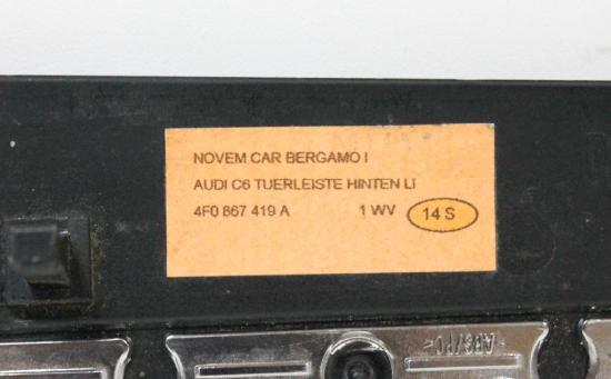 Türverkleidung links hinten Audi A6 (4F, C6) 4F0867419A Bild Türverkleidung links hinten Audi A6 (4F, C6) 4F0867419A