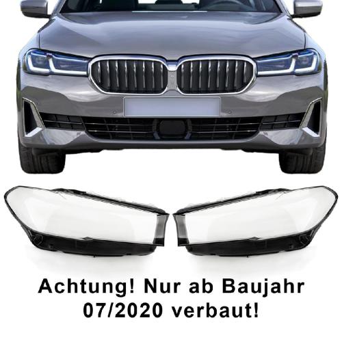 Scheinwerferglas Streuscheibe Schutzscheibe rechts für BMW 5er G30 G31 2020-2023 Bild Scheinwerferglas Streuscheibe Schutzscheibe rechts für BMW 5er G30 G31 2020-2023