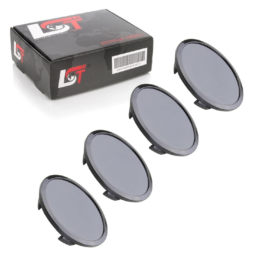 4x Nabenkappe Deckel Schwarz ø 68,5mm für JAGUAR DAIMLER MERCEDES-BENZ MAYBACH