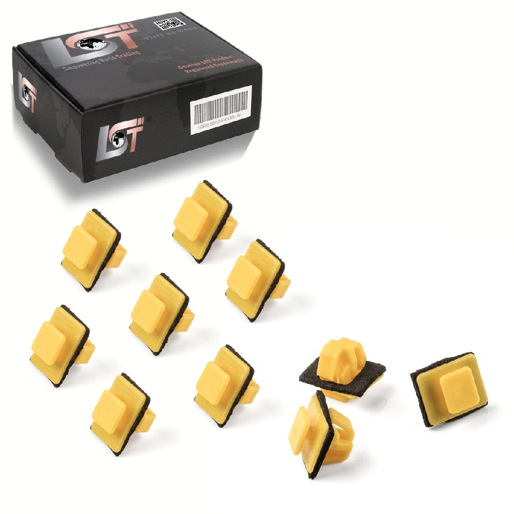 10x Für Hyundai Accent H-1 i10 i20 Kia Picanto Seitenleisten Zierleisten Clips