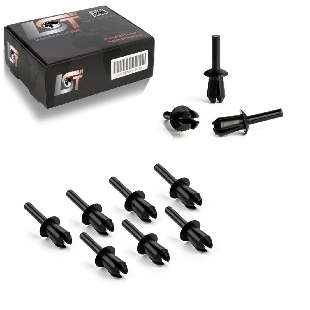10x Spreiznieten Befestigung Clips Universal FÜR RENAULT CLIO Ø 6mm