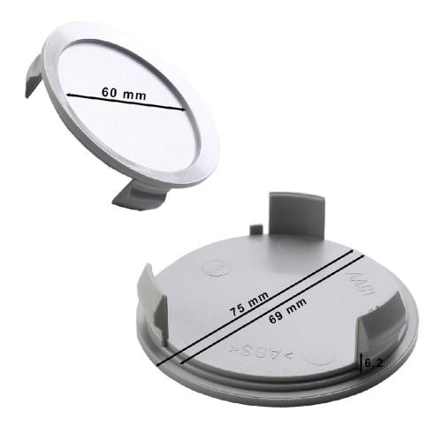 4x Nabenkappe Deckel Silber ø 75mm für JAGUAR DAIMLER MERCEDES-BENZ MAYBACH Bild 4x Nabenkappe Deckel Silber ø 75mm für JAGUAR DAIMLER MERCEDES-BENZ MAYBACH