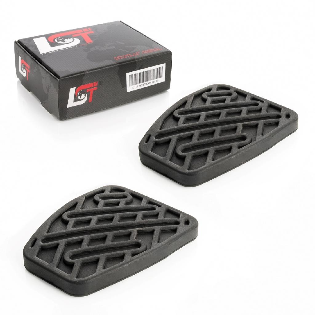 2x Pedalgummi Belag Kupplungspedal Bremspedal für NISSAN QASHQAI J10