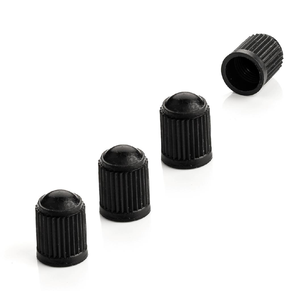 4x Ventilkappen Reifenventil Kappe Schwarz für JAGUAR DAIMLER MERCEDES MAYBACH