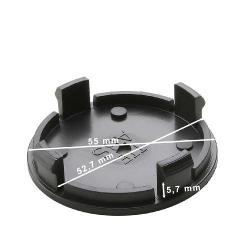 4x Nabenkappe Deckel Schwarz ø 55mm für JAGUAR DAIMLER MERCEDES-BENZ MAYBACH Bild 4x Nabenkappe Deckel Schwarz ø 55mm für JAGUAR DAIMLER MERCEDES-BENZ MAYBACH