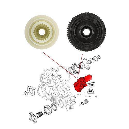 Verteilergetriebe Motor Zahnrad Stellmotor Reparatur Set Gear für BMW X3 X5 X6 Bild Verteilergetriebe Motor Zahnrad Stellmotor Reparatur Set Gear für BMW X3 X5 X6