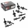10x Radkasten Radhausschale Spreizniete Befestigung Clips f&uuml;r BMW E46 .. &Oslash; 5 mm
