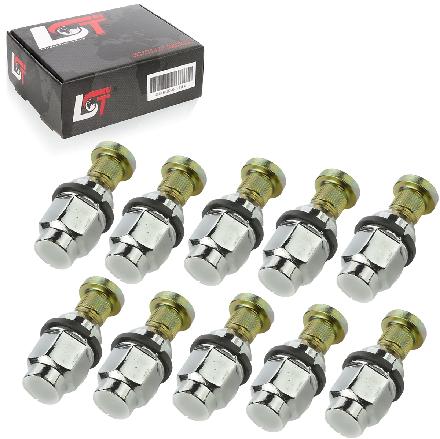 10x RÄNDELBOLZEN MIT RADMUTTER - M14x1,5 x 51mm FÜR TOYOTA LAND CRUISER *NEU*