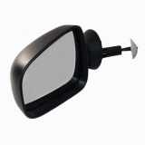 Außenspiegel Spiegel links Dacia Sandero I manuell schwarz Plastik