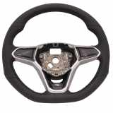 R Line Lenkrad Multifunktion DSG Travel Assist VW Golf 8 VIII Polo Leder gelocht