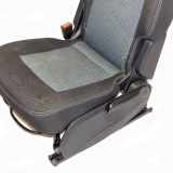 Sitz hinten links Ford S-Max I Fondsitz 2. Reihe Stoff anthrazit grau