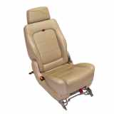 Ledersitz hinten links 2. Reihe Ford Galaxy I mit Kindersitz Leder gelocht beige