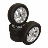 Radsatz Alufelgen FRANKFURT 7Jx18 ET43 VW Tiguan II AD1 + 235/55R18 100V 5-7mm