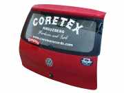 VW Fox 5Z 05-11 Heckklappe Klappe hinten mit Heckscheibe LY3D rot