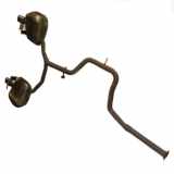 Volvo V70 III D5 2,4D original Nachschalldämpfer Endtopf links rechts Abgasrohr