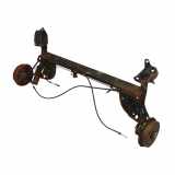 Hinterachse Achse hinten Dacia Sandero I Achsträger mit Bremstrommeln 555116962R