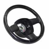 Lederlenkrad Sportlenkrad Audi A3 8P A4 B7 Cabrio Leder gelocht schwarz