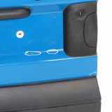 Flügeltür hinten links Renault Kangoo KC Hecktür mit Scheibe O423 blau