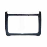 Dekor Blende Radio Heizungsregulierung VW Polo 6R Rahmen pepper grey metallic
