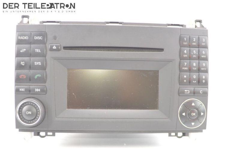 Radio/CD-Wechsler-Kombination MERCEDES-BENZ A-KLASSE (W169) A 180 CDI 80 KW A1698705894 Bild Radio/CD-Wechsler-Kombination MERCEDES-BENZ A-KLASSE (W169) A 180 CDI 80 KW A1698705894
