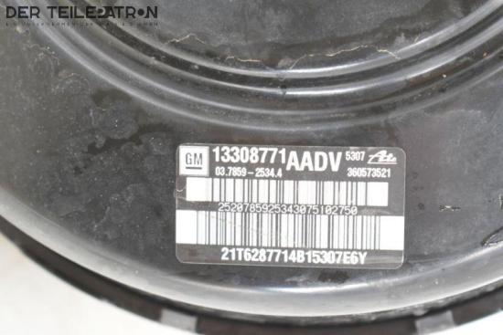Bremskraftverstärker OPEL ZAFIRA TOURER C 103 KW GM13308771 Bild Bremskraftverstärker OPEL ZAFIRA TOURER C 103 KW GM13308771