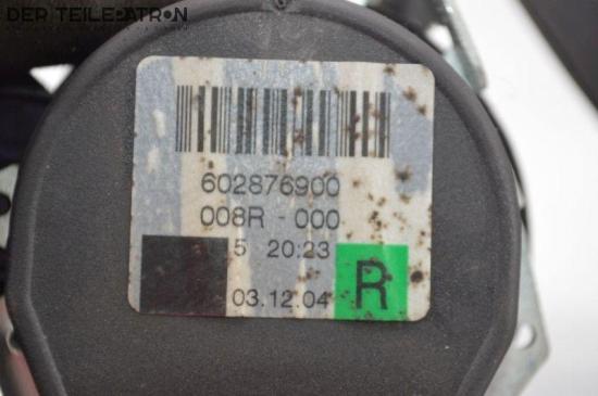 Gurtstraffer / Sicherheitsgurt rechts vorn MERCEDES-BENZ A-KLASSE (W169) A 150 70 KW 602876900 Bild Gurtstraffer / Sicherheitsgurt rechts vorn MERCEDES-BENZ A-KLASSE (W169) A 150 70 KW 602876900
