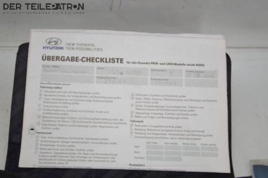Bordmpappe Bedienungsanleitung HYUNDAI I30 (GD) 1.4 73 KW Bild Bordmpappe Bedienungsanleitung HYUNDAI I30 (GD) 1.4 73 KW