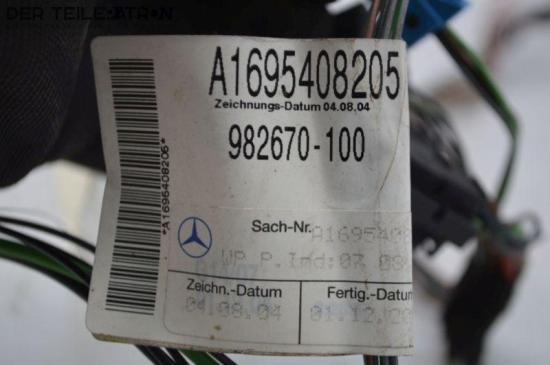 Kabel Tür Türkabelbaum Hinten Links MERCEDES-BENZ A-KLASSE (W169) A 150 70 KW A1695408205 Bild Kabel Tür Türkabelbaum Hinten Links MERCEDES-BENZ A-KLASSE (W169) A 150 70 KW A1695408205