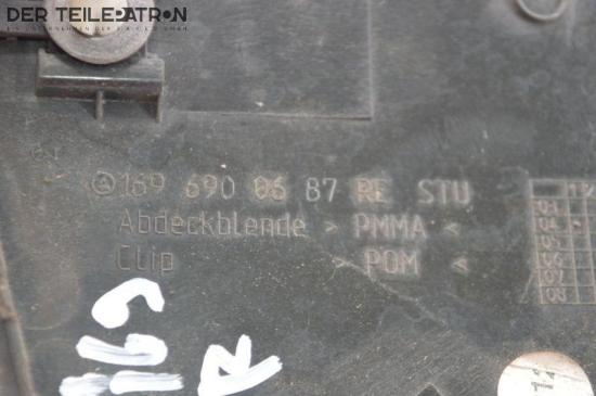 Verkleidung Abdeckung rechts hinten MERCEDES-BENZ A-KLASSE (W169) A 150 70 KW A1696900687 Bild Verkleidung Abdeckung rechts hinten MERCEDES-BENZ A-KLASSE (W169) A 150 70 KW A1696900687