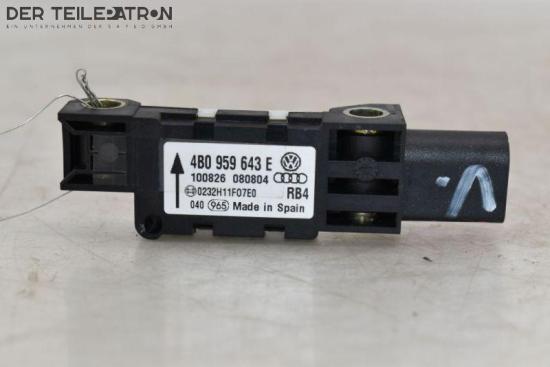 Crashsensor Airbag rechts vorn Airbagsensor AUDI A8 4E 4.0 TDI QUATTRO 202 KW 480959643 Bild Crashsensor Airbag rechts vorn Airbagsensor AUDI A8 4E 4.0 TDI QUATTRO 202 KW 480959643