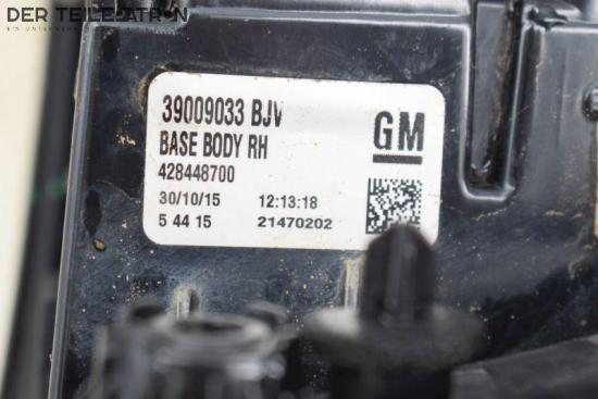 Rückleuchte Rücklicht rechts Wasserschaden OPEL ZAFIRA TOURER C 103 KW 39009033~BJV Bild Rückleuchte Rücklicht rechts Wasserschaden OPEL ZAFIRA TOURER C 103 KW 39009033~BJV
