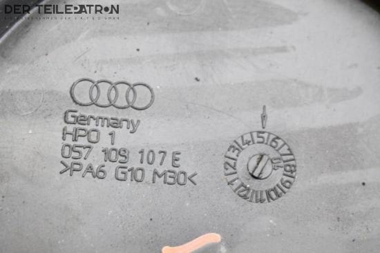 Zahnriemen Abdeckung Zahnriemenschutz AUDI A8 4E 4.0 TDI QUATTRO 202 KW 057109107E Bild Zahnriemen Abdeckung Zahnriemenschutz AUDI A8 4E 4.0 TDI QUATTRO 202 KW 057109107E