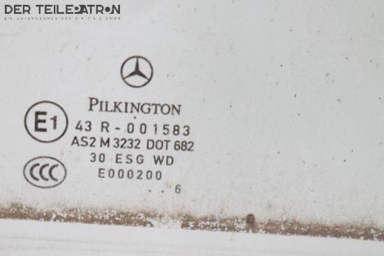 Türscheibe Fensterscheibe Scheibe Tür links hinten MERCEDES-BENZ A-KLASSE (W169) A 180 CDI 80 KW 43R-001583 Bild Türscheibe Fensterscheibe Scheibe Tür links hinten MERCEDES-BENZ A-KLASSE (W169) A 180 CDI 80 KW 43R-001583