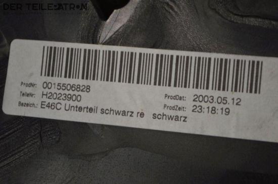Verkleidung Abdeckung rechts hinten Blende BMW 3 CABRIOLET (E46) 323 CI 125 KW H2023900 0015506828 8240972 Bild Verkleidung Abdeckung rechts hinten Blende BMW 3 CABRIOLET (E46) 323 CI 125 KW H2023900 0015506828 8240972