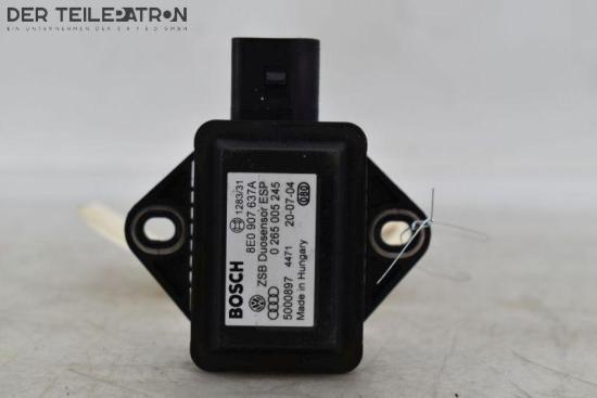 Sensor links vorn ESP Drehratensensor Duosensor AUDI A8 4E 4.0 TDI QUATTRO 202 KW 8E0907637A~0265005245~5000897 Bild Sensor links vorn ESP Drehratensensor Duosensor AUDI A8 4E 4.0 TDI QUATTRO 202 KW 8E0907637A~0265005245~5000897