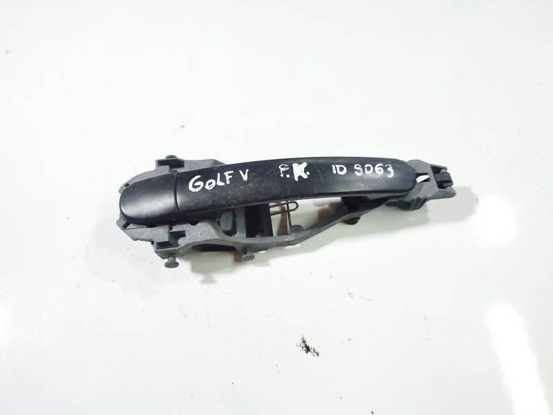T?rgriff T?raussengriff - Vorne Linke Volkswagen Golf, V 2003.10 - 2008.10 1k0837885,