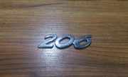 Emblem Peugeot 206, 1998.08 - 2002.07 Gebraucht,na