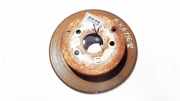 Bremsscheibe Hinterachse Toyota Corolla Verso, III 2004.05 - 2007 neventiliuojamas,