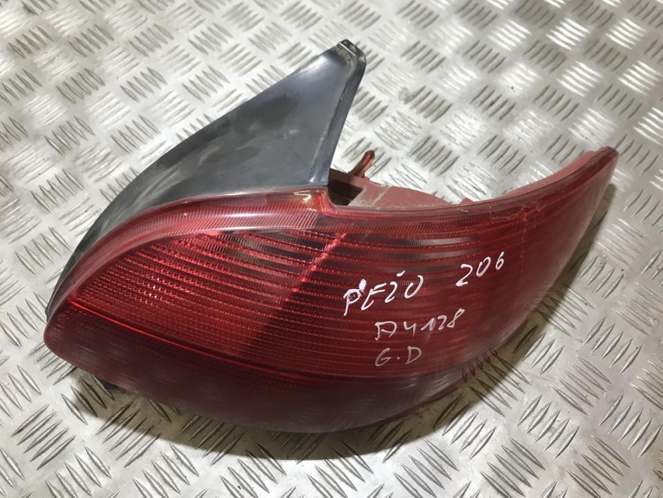 R?ckleuchten - Hinten Rechts Peugeot 206, 1998.08 - 2002.07 2531d,