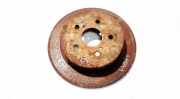 Bremsscheibe Hinterachse Toyota Corolla Verso, III 2004.05 - 2007 neventiliuojamas,