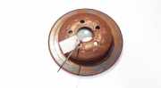 Bremsscheibe Hinterachse Chrysler PT Cruiser, I 2000.01 - 2010.12 neventiliuojamas,