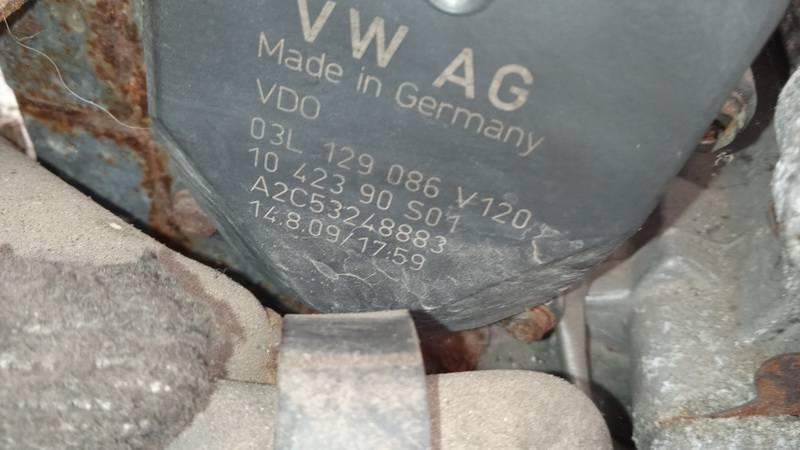 Steuerklappe für Luftversorgung Volkswagen Passat, B6 2005.08 - 2010.11 03L129086, a2c53248883 CBDC