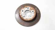 Bremsscheibe Hinterachse Ford Focus, 2008.06 - 2011.04 facelift neventiliuojamas,