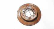 Bremsscheibe Hinterachse Mitsubishi Carisma, II 2000.09 - 2006.06 neventiliuojamas,