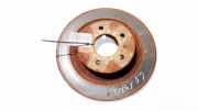 Bremsscheibe Hinterachse Mazda 5, CR 2005.02 - 2010.09 neventiliuojamas,