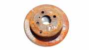 Bremsscheibe Hinterachse Toyota Yaris, I (XP10) 2003.03 - 2005.09 facelift neventiliuojamas,