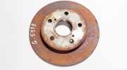 Bremsscheibe Hinterachse Toyota Auris, I E15 2006.10 - 2012.10 neventiliuojamas,