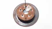 Bremsscheibe Hinterachse Toyota Corolla Verso, III 2004.05 - 2007 neventiliuojamas,
