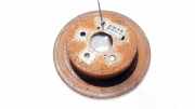 Bremsscheibe Hinterachse Toyota Corolla Verso, III 2004.05 - 2007 neventiliuojamas,